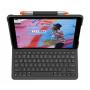 LOGITECH Slim Folio keyboard case for iPad (7th, 8th, & 9th gen) - Graphite - UK (920-009480) - slika 2