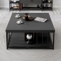 HANAH HOME Sto za dnevnu sobu Zenn Anthracite Black - slika 3