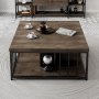HANAH HOME Sto za dnevnu sobu Zenn Walnut Black - slika 3