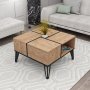 HANAH HOME Sto za dnevnu sobu Nirvana Atlantic Pine - slika 2