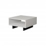 HANAH HOME Sto za dnevnu sobu Hola White Anthracite - slika 1