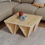 HANAH HOME Sto za dnevnu sobu Diamond Oak White - slika 2