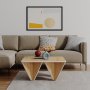HANAH HOME Sto za dnevnu sobu Diamond Oak White - slika 3