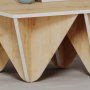HANAH HOME Sto za dnevnu sobu Diamond Oak White - slika 4