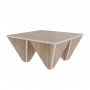 HANAH HOME Sto za dnevnu sobu Diamond Oak White - slika 5