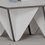 HANAH HOME Sto za dnevnu sobu Diamond White Anthracite - slika 4