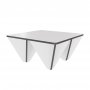HANAH HOME Sto za dnevnu sobu Diamond White Anthracite - slika 1