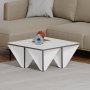 HANAH HOME Sto za dnevnu sobu Diamond White Anthracite - slika 2