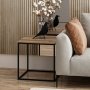 HANAH HOME Sto za dnevnu sobu Basak Walnut - slika 4