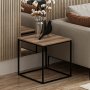HANAH HOME Sto za dnevnu sobu Basak Walnut - slika 2