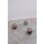 HANAH HOME Pomoćni stočić Trio Amorf Walnut - slika 2