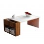 HANAH HOME Sto za dnevnu sobu View White Walnut - slika 3