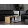 HANAH HOME Sto za dnevnu sobu Modern White Walnut - slika 2