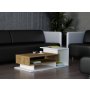 HANAH HOME Sto za dnevnu sobu Spring White Walnut - slika 2