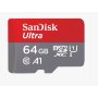 SANDISK 64GB Ultra (SDSQUAB-064G-GN6MA) memorijska kartica microSDHC class 10+adapter - slika 1