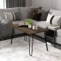 HANAH HOME Sto za dnevnu sobu Esca Walnut - slika 2