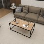 HANAH HOME Sto za dnevnu sobu Lizbon Oak - slika 3
