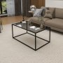 HANAH HOME Sto za dnevnu sobu Lizbon Smoked Glass - slika 2