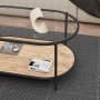 HANAH HOME Sto za dnevnu sobu Tini Smoked Atlantic Pine - slika 4