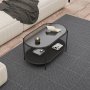 HANAH HOME Sto za dnevnu sobu Tini Smoked Black - slika 2