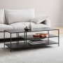 HANAH HOME Sto za dnevnu sobu Milano Black - slika 3