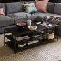 HANAH HOME Sto za dnevnu sobu Milano Black - slika 2
