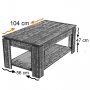 HANAH HOME Sto za dnevnu sobu Shelf Light Egger - slika 5