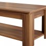 HANAH HOME Sto za dnevnu sobu Shelf Walnut - slika 4