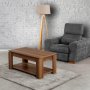 HANAH HOME Sto za dnevnu sobu Shelf Walnut - slika 2