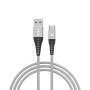 S-LINK SL-STM60L kabl za telefon USB A(muški) na USB C(muški) 1m srebrni - slika 1