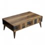HANAH HOME Sto za dnevnu sobu Madrid Anthracite - slika 1