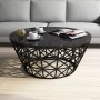 HANAH HOME Sto za dnevnu sobu Stil Black Marble - slika 1