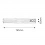 RABALUX Bath 2323 G13 T8 18 W Zidna lampa - slika 2