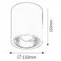 RABALUX Donald 2485 E27 60 W Spot - slika 2