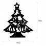 WALLXPERT Zidna dekoracija XMASBLACK 024 - slika 4
