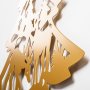 WALLXPERT Zidna dekoracija XMASGOLD 024 - slika 2