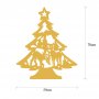 WALLXPERT Zidna dekoracija XMASGOLD 024 - slika 5