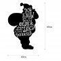WALLXPERT Zidna dekoracija XMASBLACK 009 - slika 5
