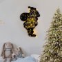 WALLXPERT Zidna dekoracija XMASBLACK 009 - slika 1