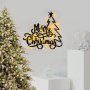 WALLXPERT Zidna dekoracija XMASBLACK 008 - slika 2