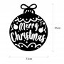 WALLXPERT Zidna dekoracija XMASBLACK 007 - slika 4