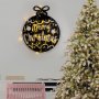 WALLXPERT Zidna dekoracija XMASBLACK 007 - slika 1