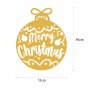 WALLXPERT Zidna dekoracija XMASGOLD 007 - slika 5