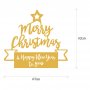 WALLXPERT Zidna dekoracija XMASGOLD 004 - slika 5
