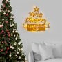 WALLXPERT Zidna dekoracija XMASGOLD 004 - slika 1