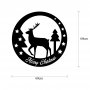 WALLXPERT Zidna dekoracija XMASBLACK 032 - slika 5