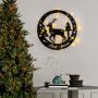 WALLXPERT Zidna dekoracija XMASBLACK 032 - slika 1
