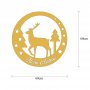 WALLXPERT Zidna dekoracija XMASGOLD 032 - slika 4
