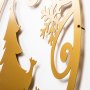 WALLXPERT Zidna dekoracija XMASGOLD 027 - slika 3