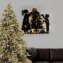 WALLXPERT Zidna dekoracija XMASBLACK 016 - slika 2
